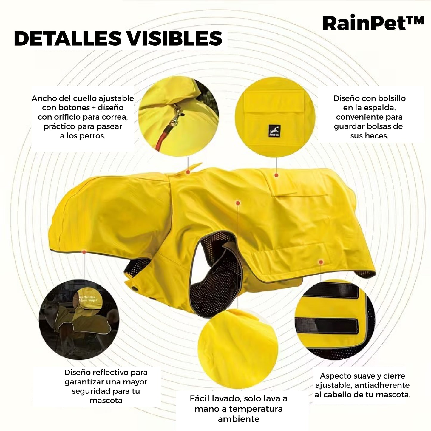 RainPet | Chubasquero cómodo para mascotas